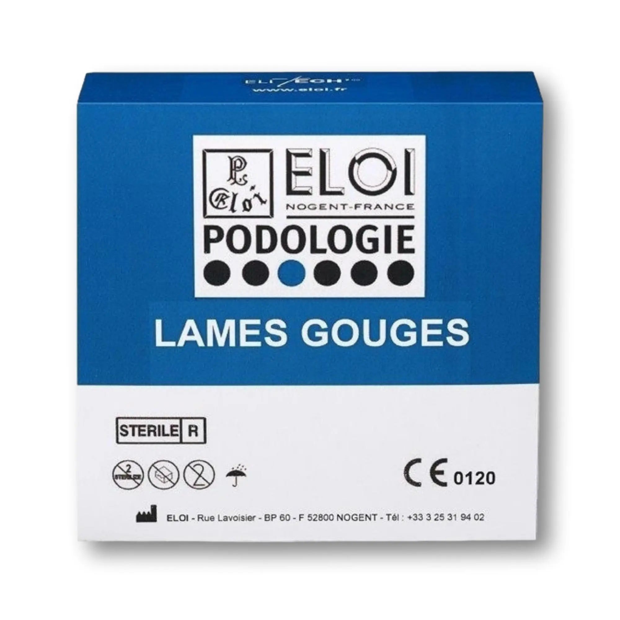 100 Sterile gouge blades - Elitech by Eloi PodiaFrance