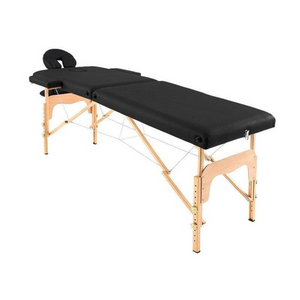 Table de massage pliante en bois 182 x 60 cm sans dossier - 6 coloris