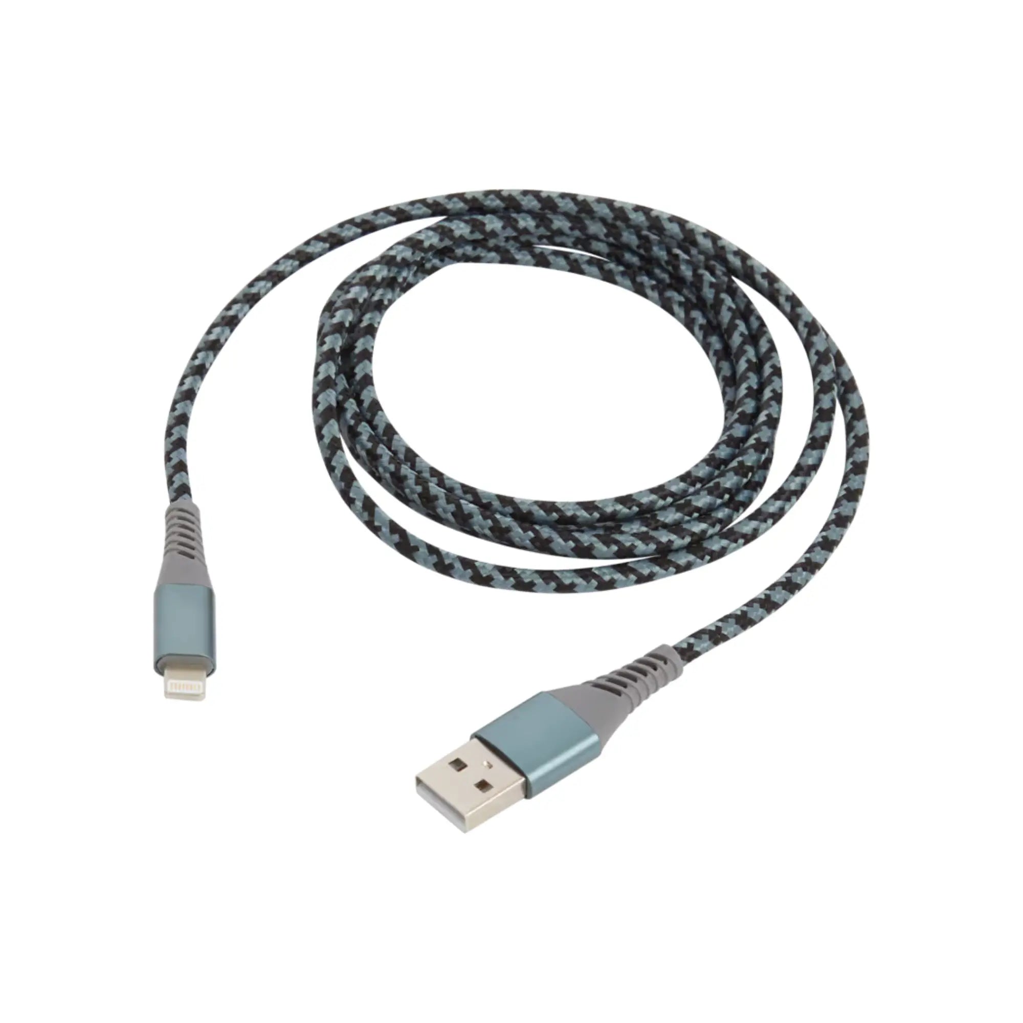 Câble Lightning vers USB pour iPhone / iPad / iPod textile - 2 dimensions différentes My Podologie 