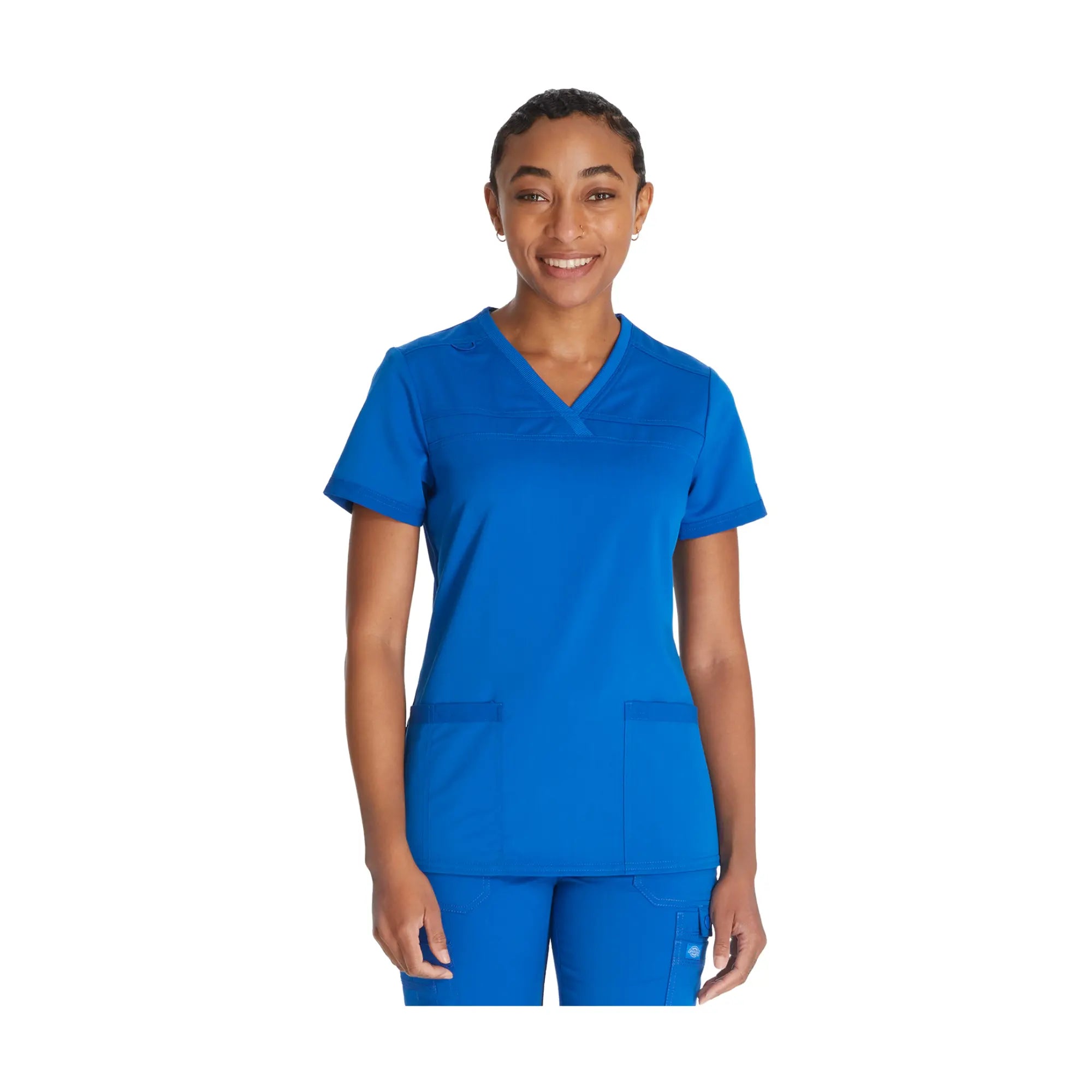 Caen - Tunique col V - Femme - Dickies Dickies  Bleu-Roi-XXXL