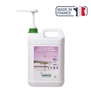 Deterg'anios suractif Marine - Sols et Surfaces - Effet mouillant, dispersant et solubilisant - 1 L ou 5L - Anios Anios  5-L