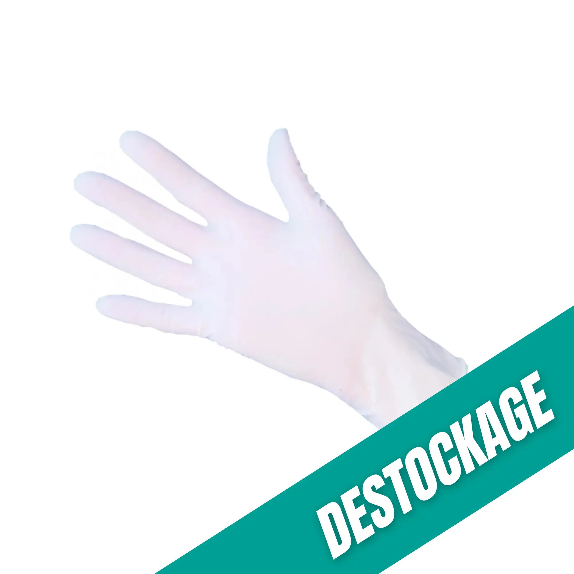 Gants d'examen - Latex - Sans poudre - Ambidextres - Boite de 100 - My Podologie // Destockage MP  XL